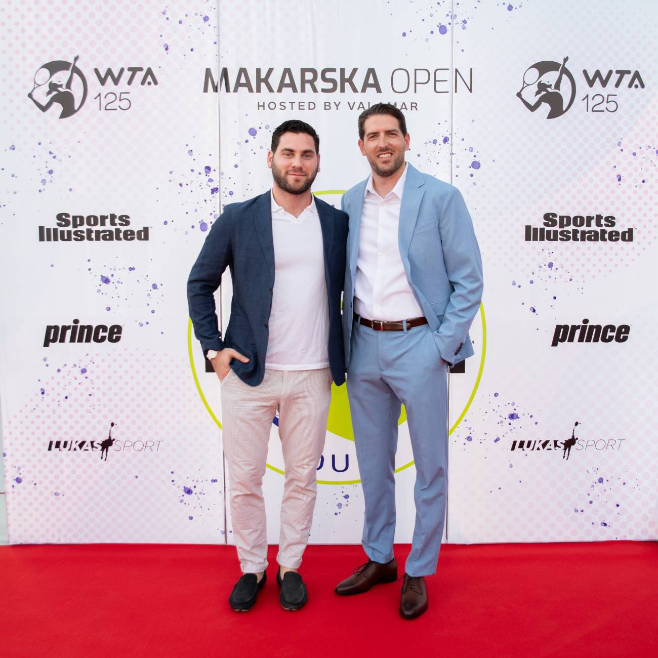 Who was at the world premiere of the exclusive Sport Illustrated Center Court event in Makarska?